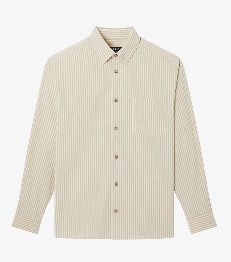 A.P.C. Surchemise Malo Beige