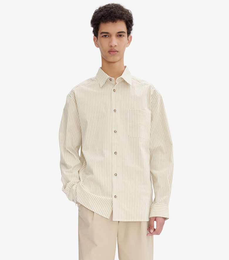A.P.C. Surchemise Malo Beige