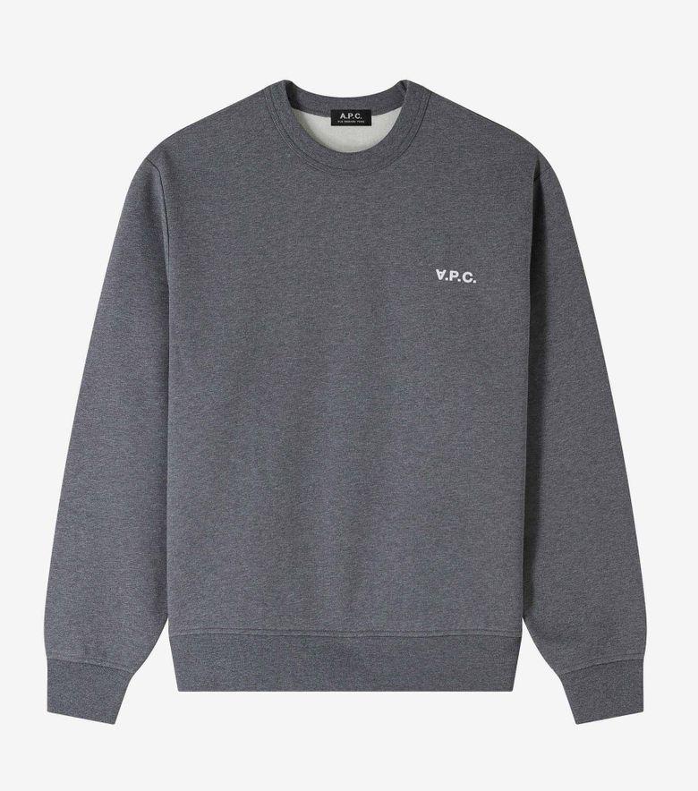 A.P.C. Sweat Boxy Petit VPC Anthracite Chiné/écru