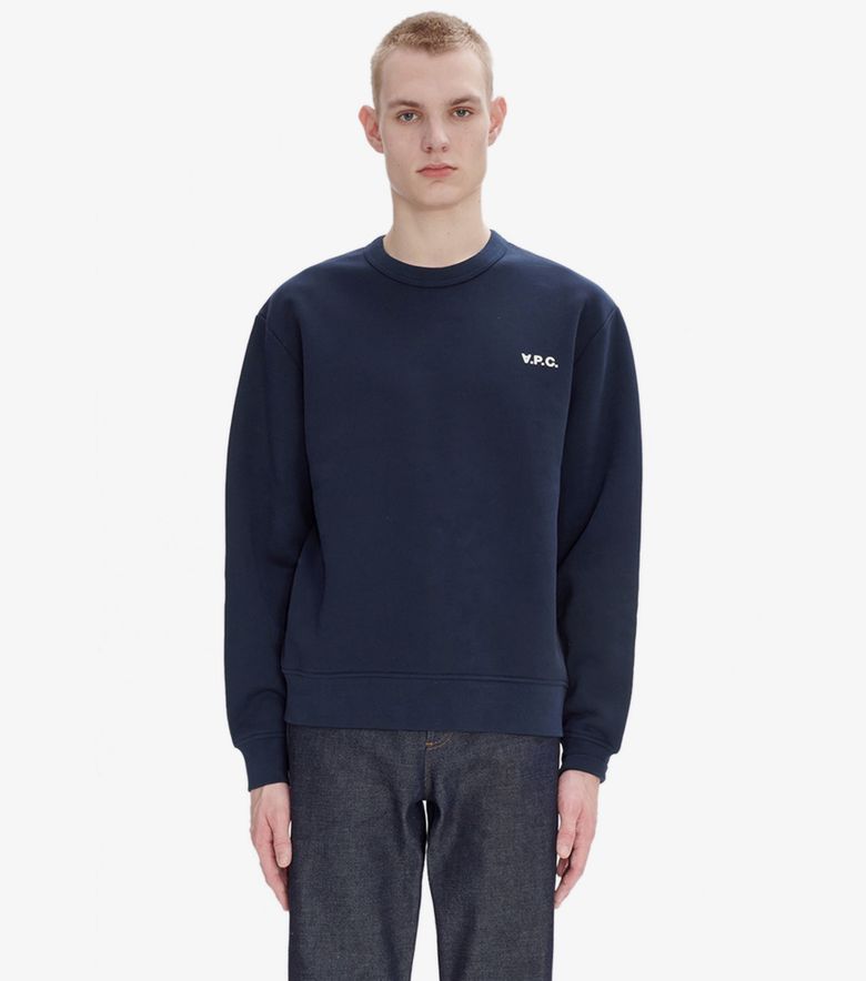 A.P.C. Sweat Boxy Petit VPC Dark navy/écru