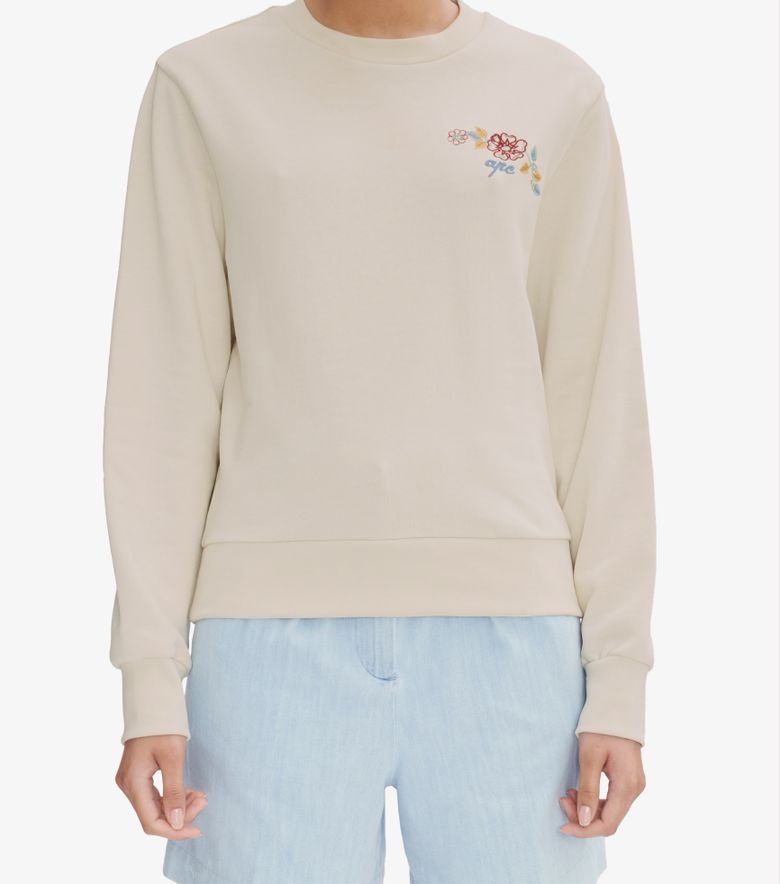 A.P.C. Sweat Evelyn Écru