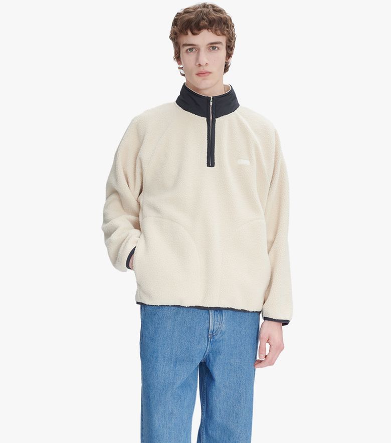 A.P.C. Sweat Island Brodé Blanc cassé
