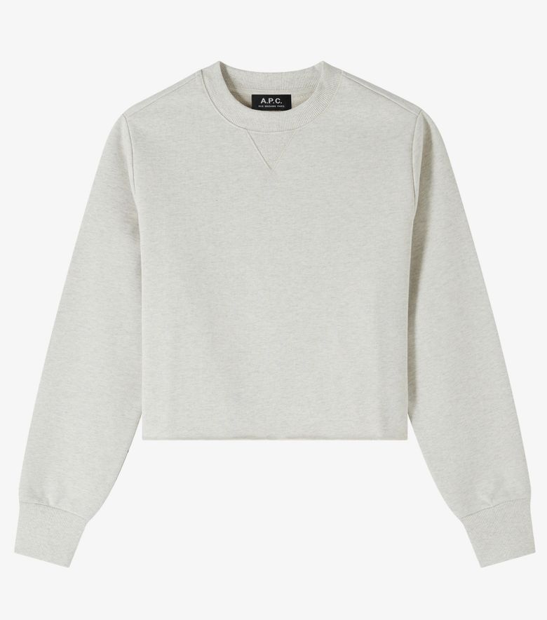 A.P.C. Sweat Label F Écru Chiné