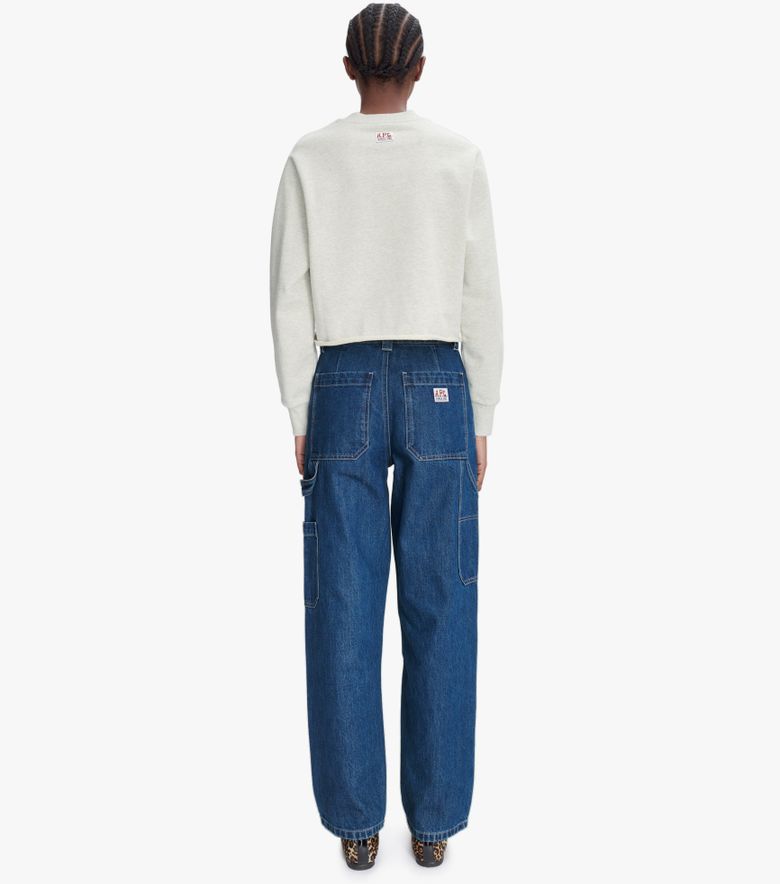 A.P.C. Sweat Label F Écru Chiné