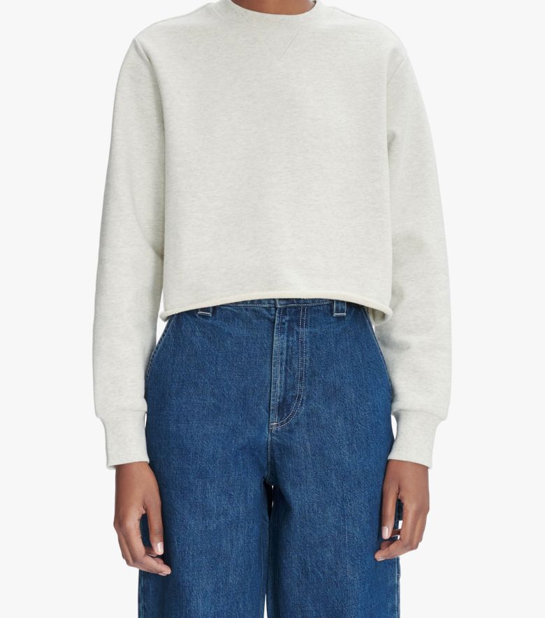 A.P.C. Sweat Label F Écru Chiné