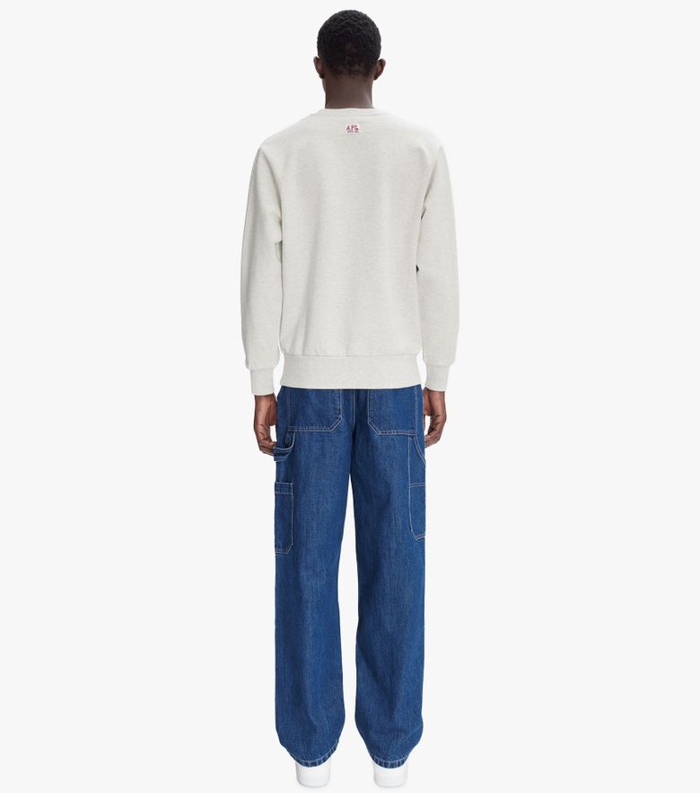 A.P.C. Sweat Label H Écru Chiné