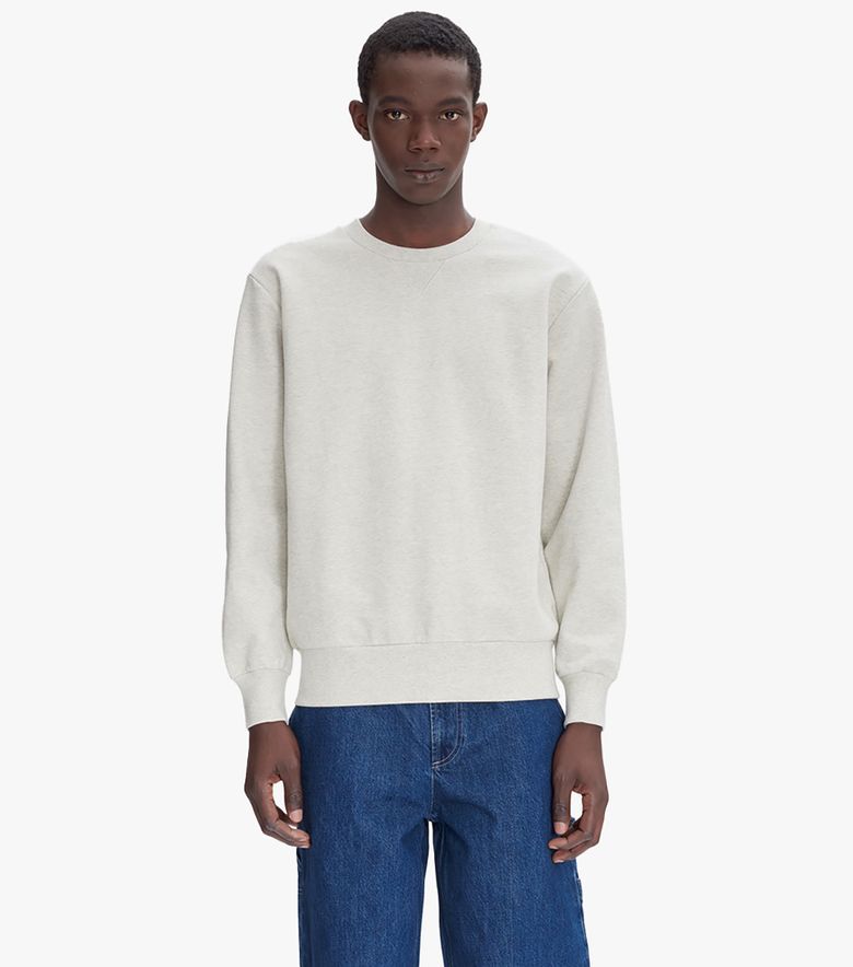 A.P.C. Sweat Label H Écru chiné