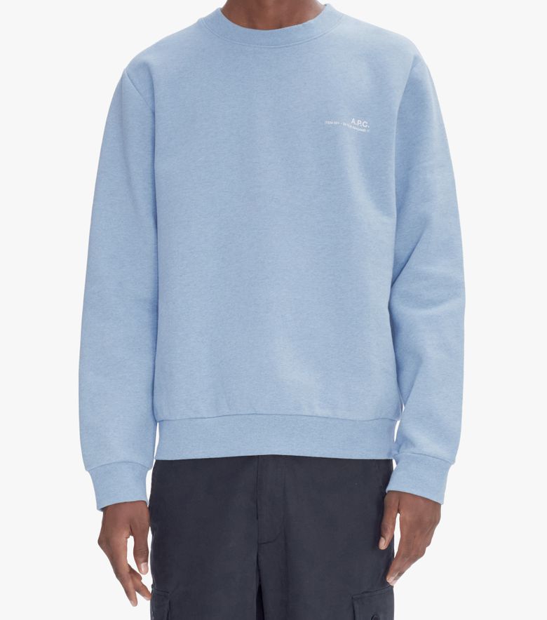A.P.C. Sweat Standard Item Overdye Bleu Clair/écru