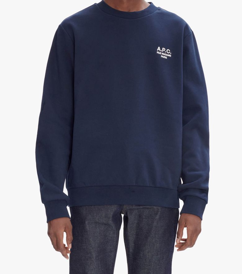 A.P.C. Sweat Standard Rue Madame Dark Navy/écru