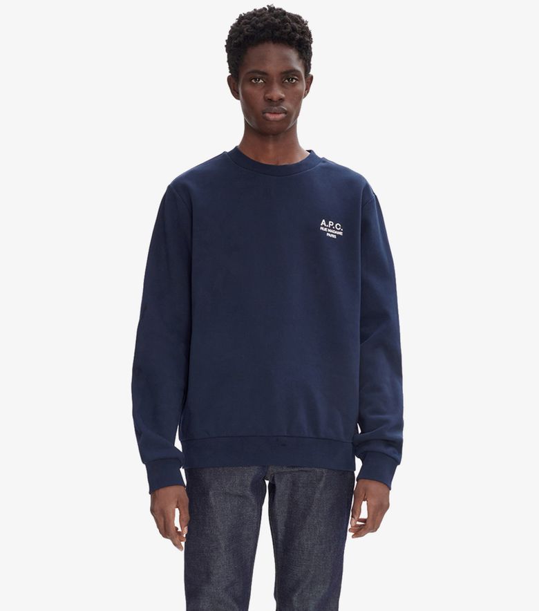 A.P.C. Sweat Standard Rue Madame Dark navy/écru