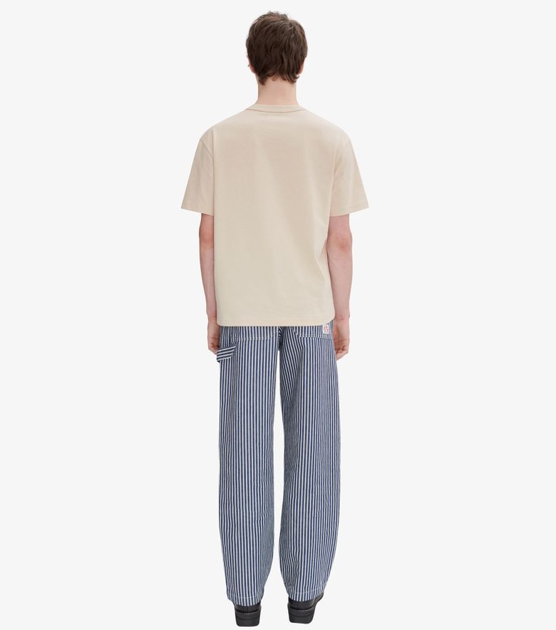 A.P.C. T-Shirt Boxy Petit VPC Mastic/rouge