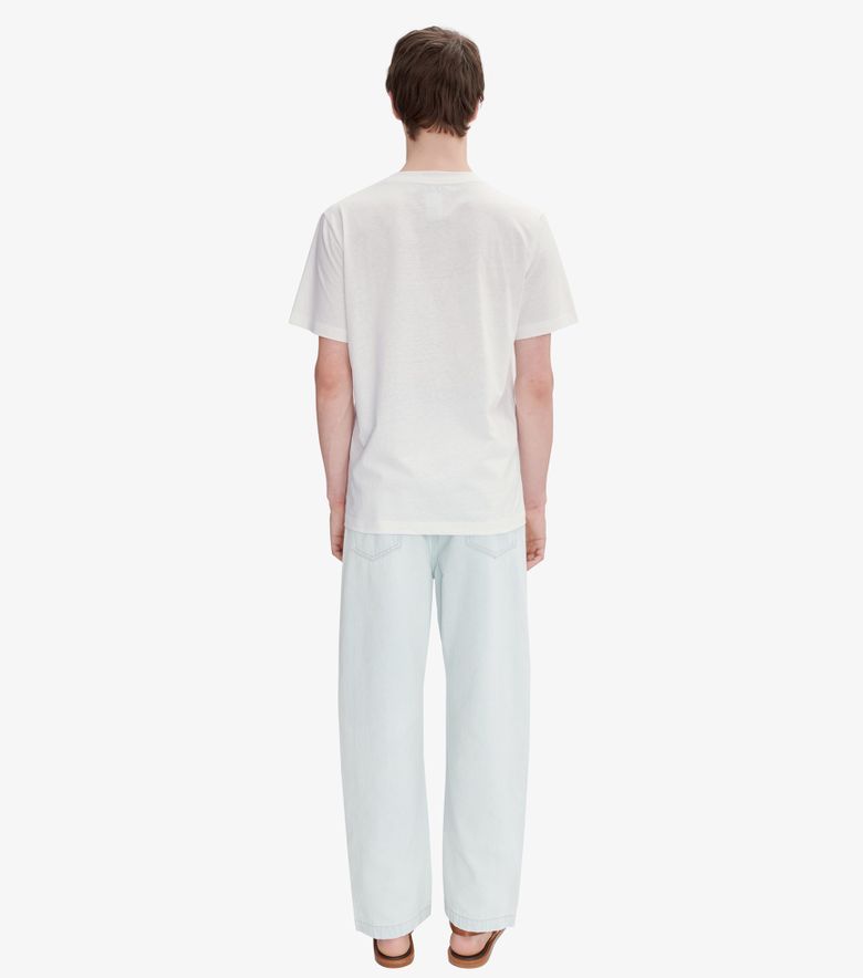 A.P.C. T-Shirt Malone Blanc/jaune