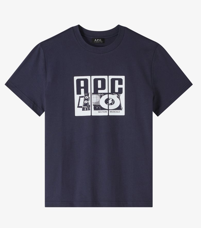 A.P.C. T-Shirt Platine Dark Navy