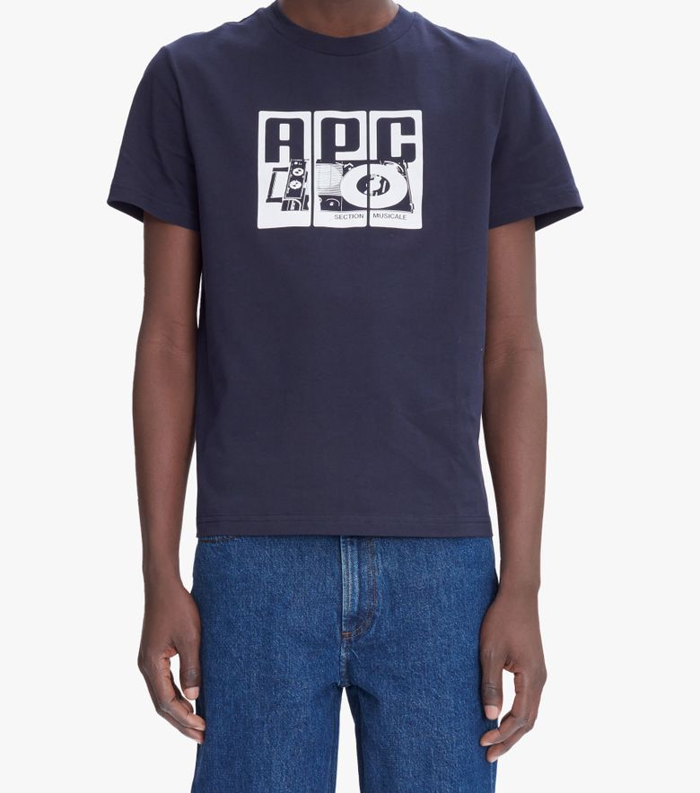 A.P.C. T-Shirt Platine Dark Navy