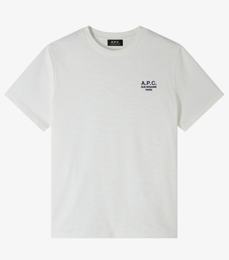 A.P.C. T-Shirt Standard Rue Madame Blanc/Dark Navy