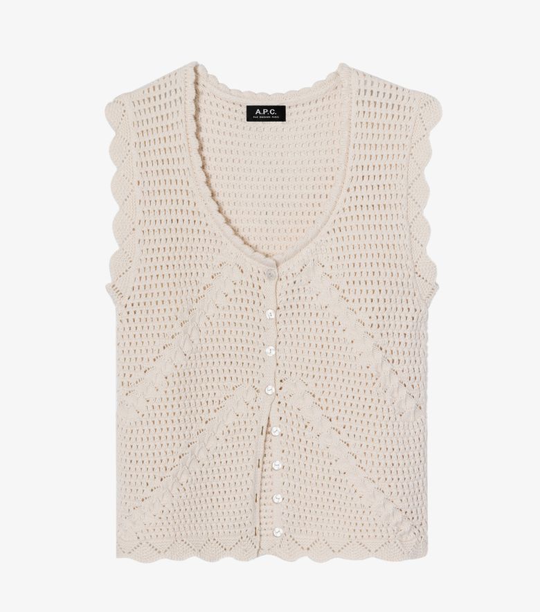 A.P.C. Top Palmyre Écru