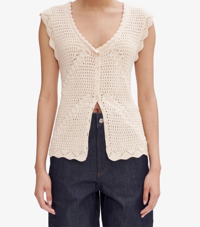 A.P.C. Top Palmyre Écru