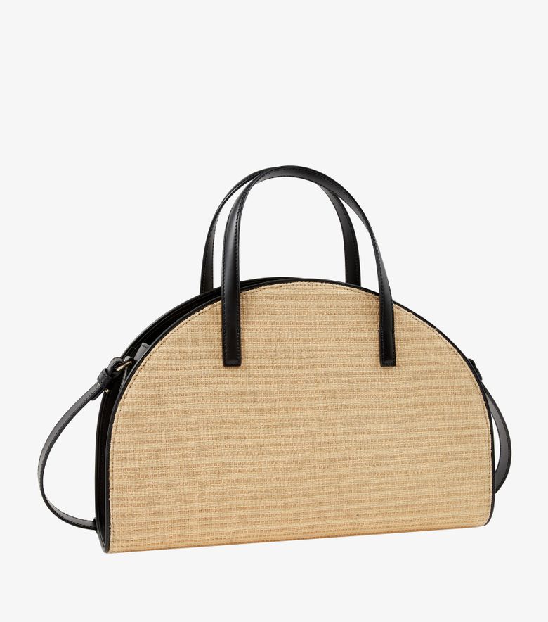 A.P.C. Tote Demi-Lune Beige/noir