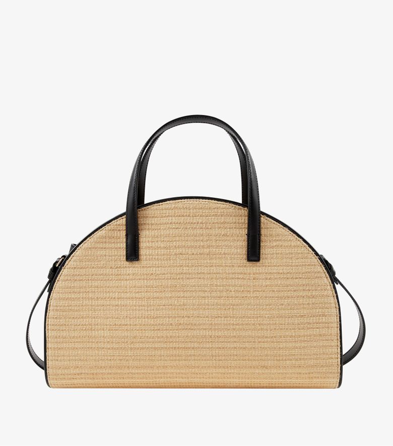 A.P.C. Tote Demi-Lune Beige/noir