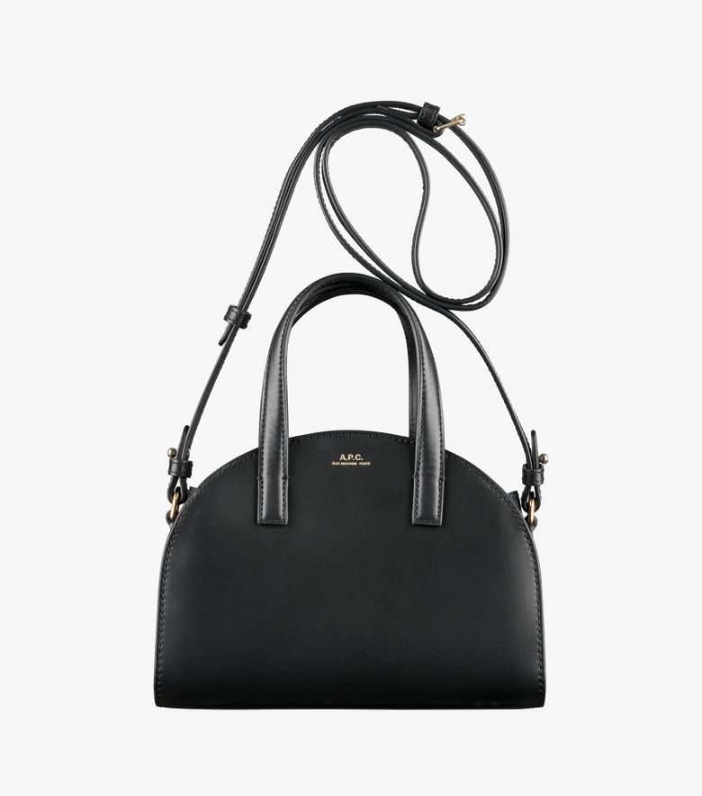 A.P.C. Tote Demi-Lune Small Noir