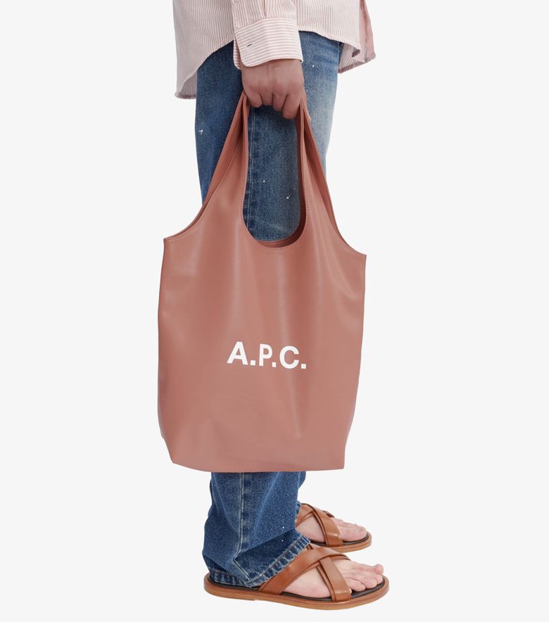 A.P.C. Tote Ninon Small Rose foncé