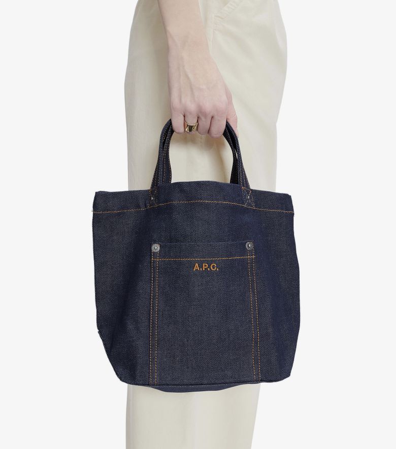 A.P.C. Tote Thais Mini Indigo