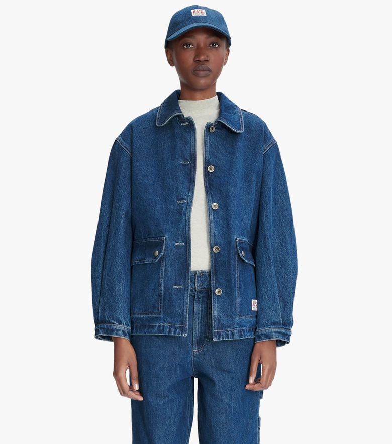 A.P.C. Veste Alys Indigo délavé