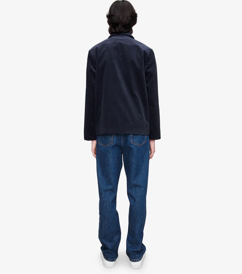 A.P.C. Veste Kerlouan Brodée Bleu Nuit