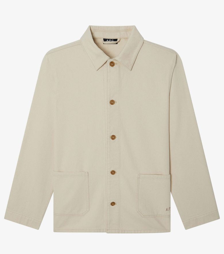 A.P.C. Veste Kerlouan Brodée Écru