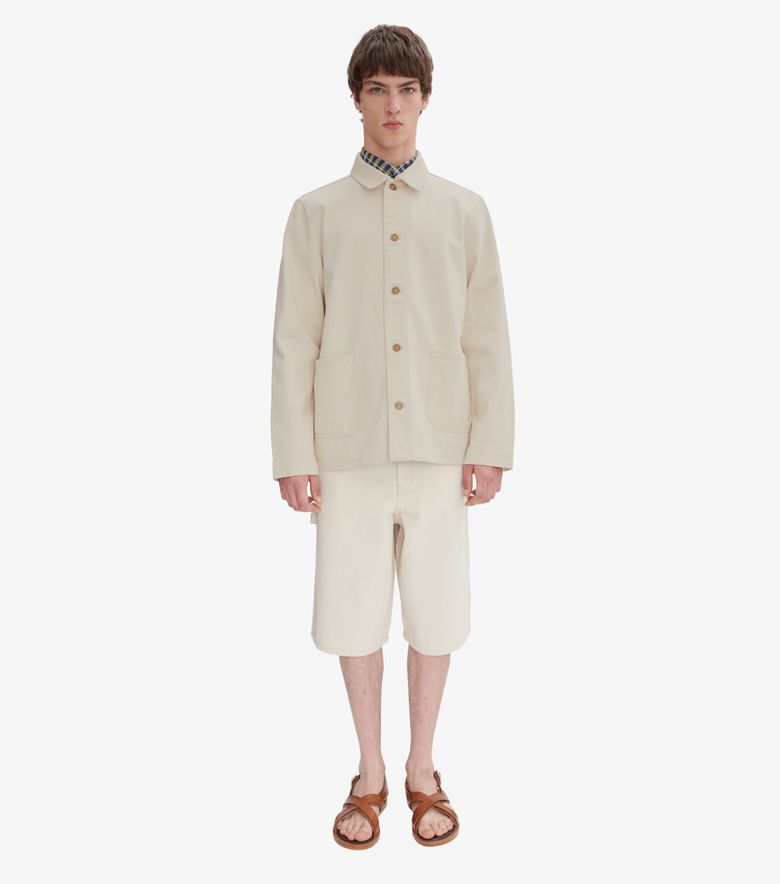 A.P.C. Veste Kerlouan Brodée Écru