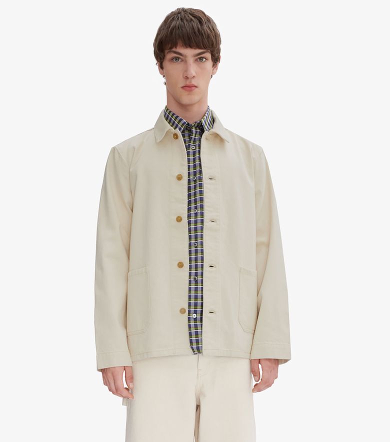 A.P.C. Veste Kerlouan Brodée Écru