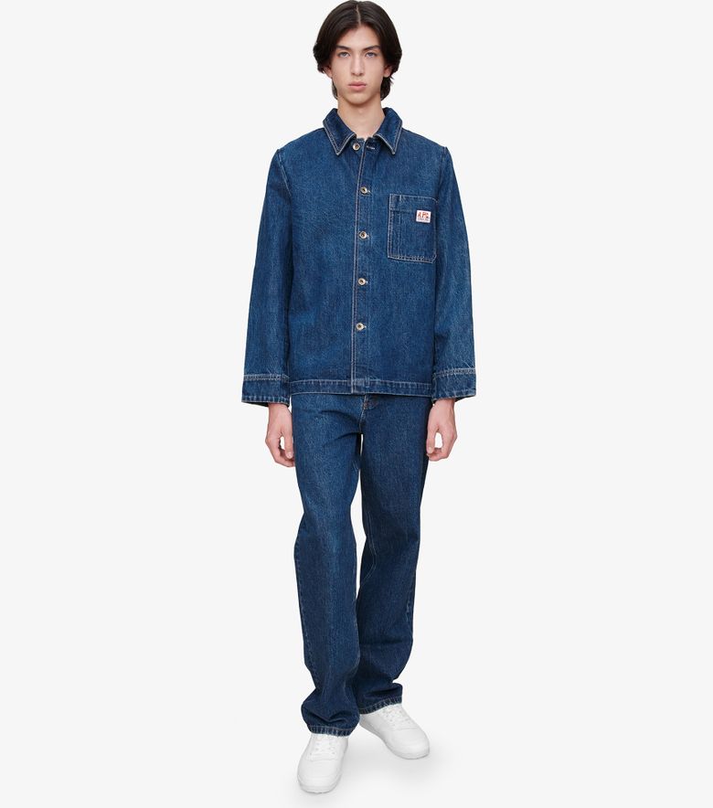 A.P.C. Veste Ralph Indigo Délavé