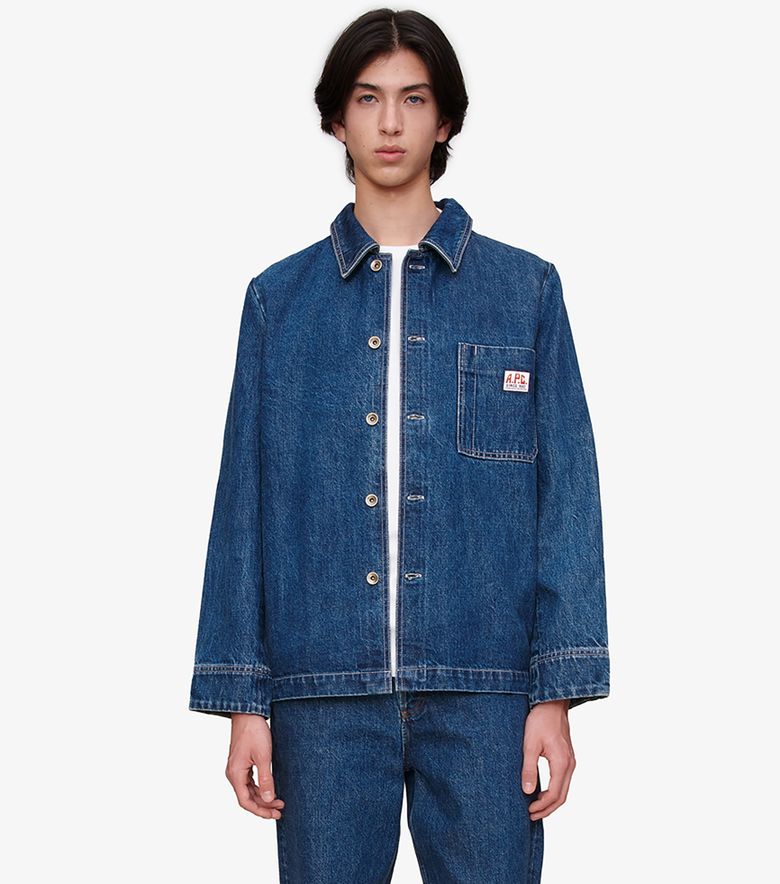 A.P.C. Veste Ralph Indigo délavé