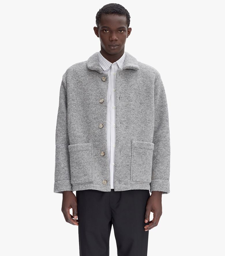 A.P.C. Veste Thais Gris clair chiné