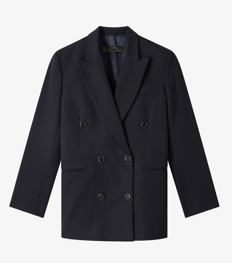 COLLABORATIONS Blazer Corta A.P.C. Anastasia Barbieri Dark Navy