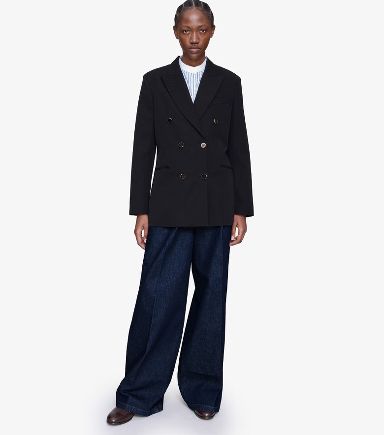COLLABORATIONS Blazer Corta A.P.C. Anastasia Barbieri Dark Navy