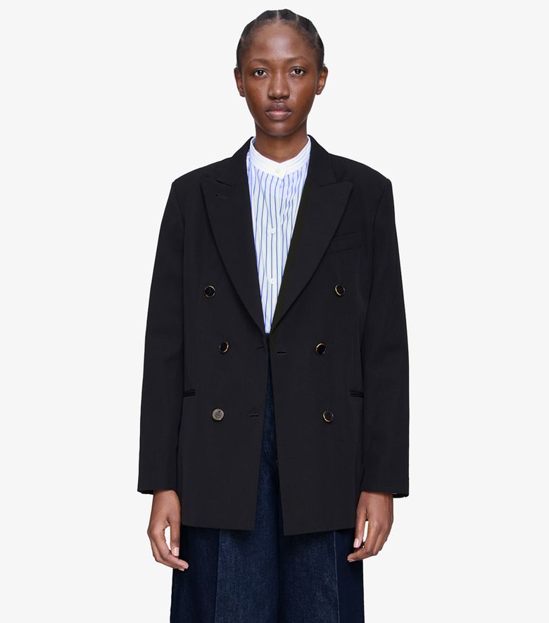 COLLABORATIONS Blazer Corta A.P.C. Anastasia Barbieri Dark Navy