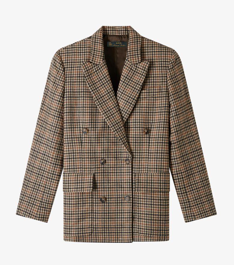 COLLABORATIONS Blazer Valentina A.P.C. Anastasia Barbieri Beige