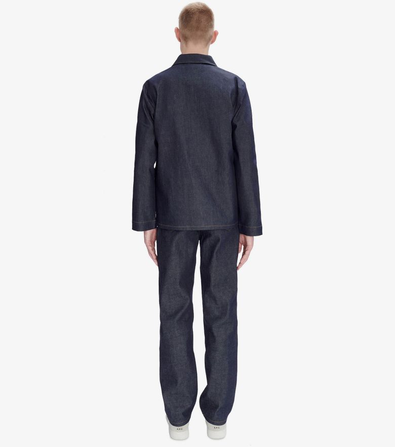 CADENCE Veste Kerlouan Logo Brodé Indigo