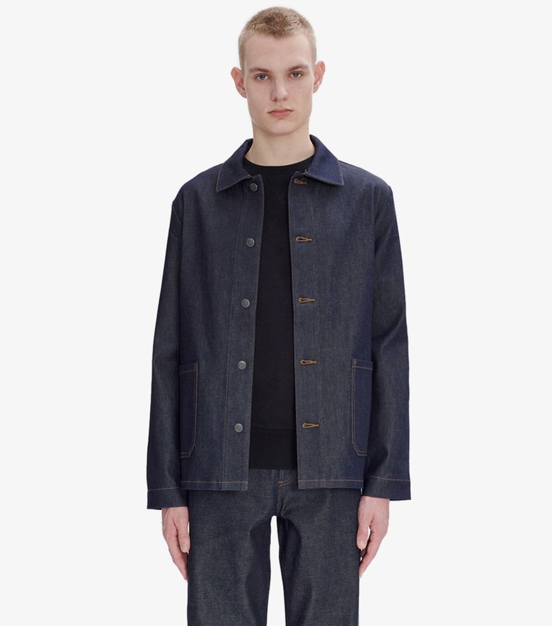 CADENCE Veste Kerlouan Logo Brodé Indigo
