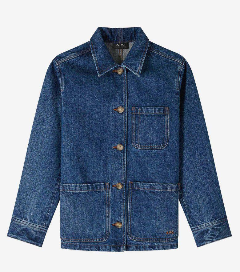 CADENCE Veste Silvana Logo Indigo Délavé