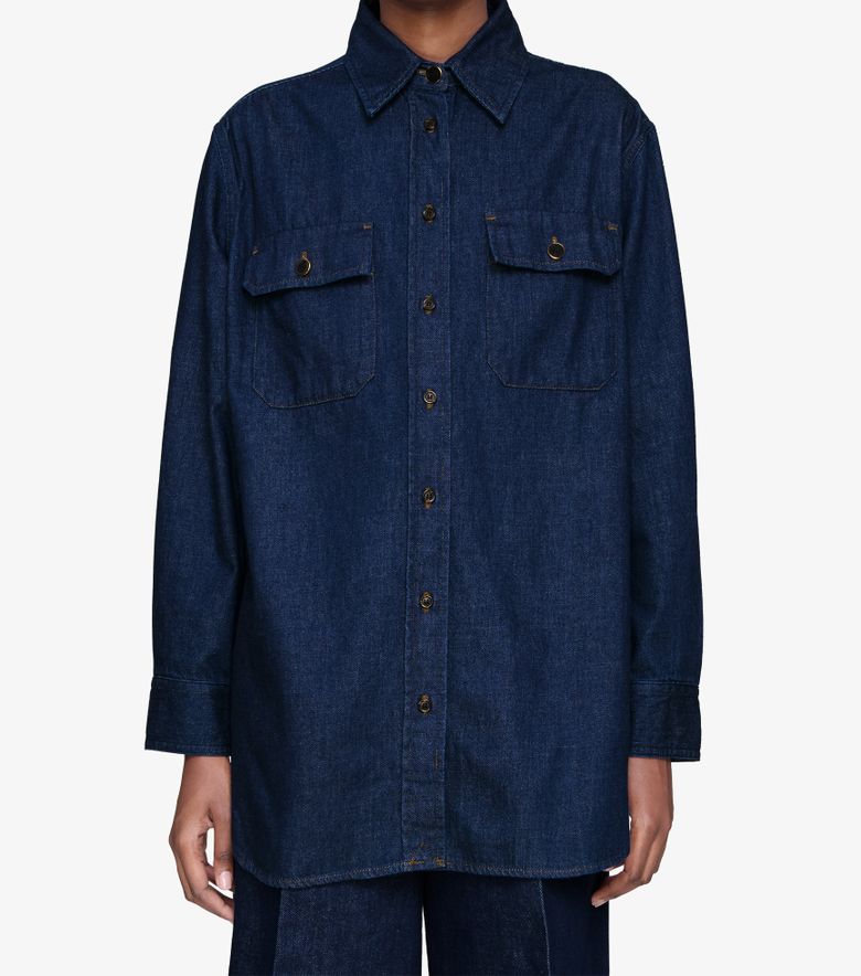 COLLABORATIONS Chemise Mare A.P.C. Anastasia Barbieri Indigo
