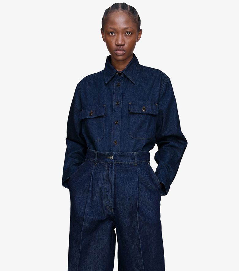 COLLABORATIONS Chemise Mare A.P.C. Anastasia Barbieri Indigo