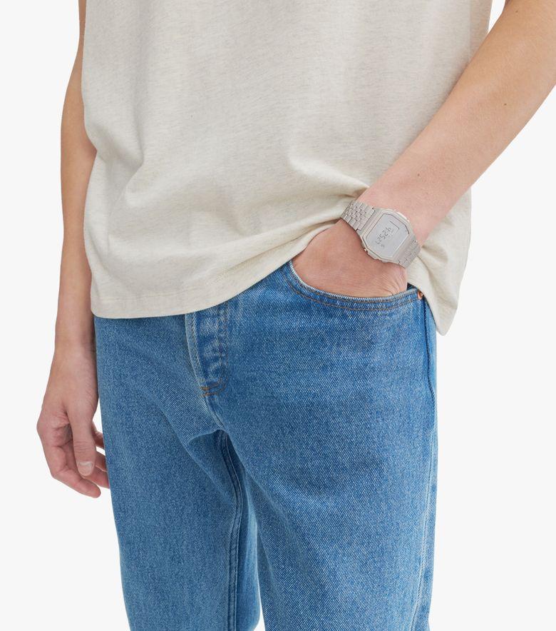 COLLABORATIONS A.P.C. Casio Montre Argent Argent