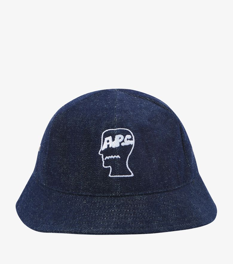 COLLABORATIONS Bucket Hat A.P.C. Brain Dead Indigo