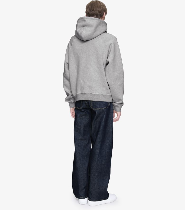 COLLABORATIONS Hoodie A.P.C. Brain Dead Gris Chiné