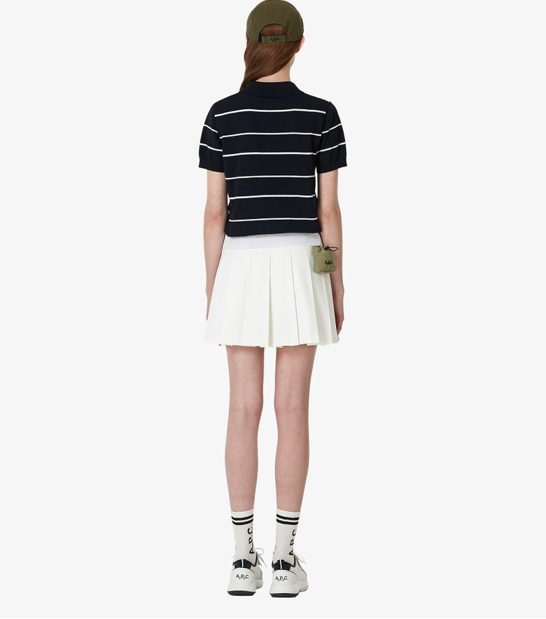 COLLABORATIONS Jupe Nancy Blanc