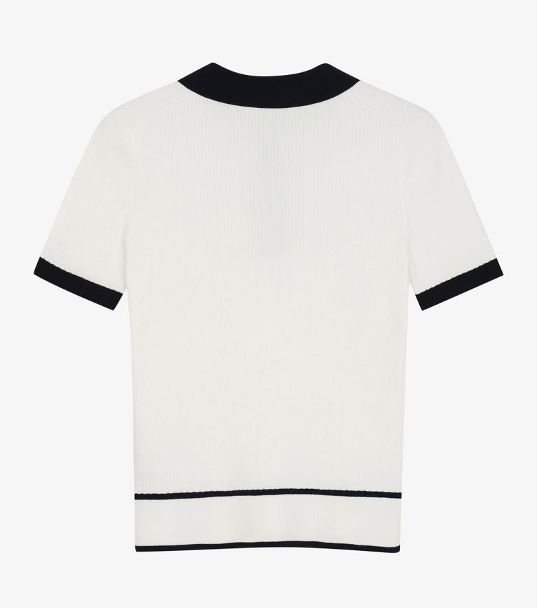 COLLABORATIONS Polo Léonie Blanc