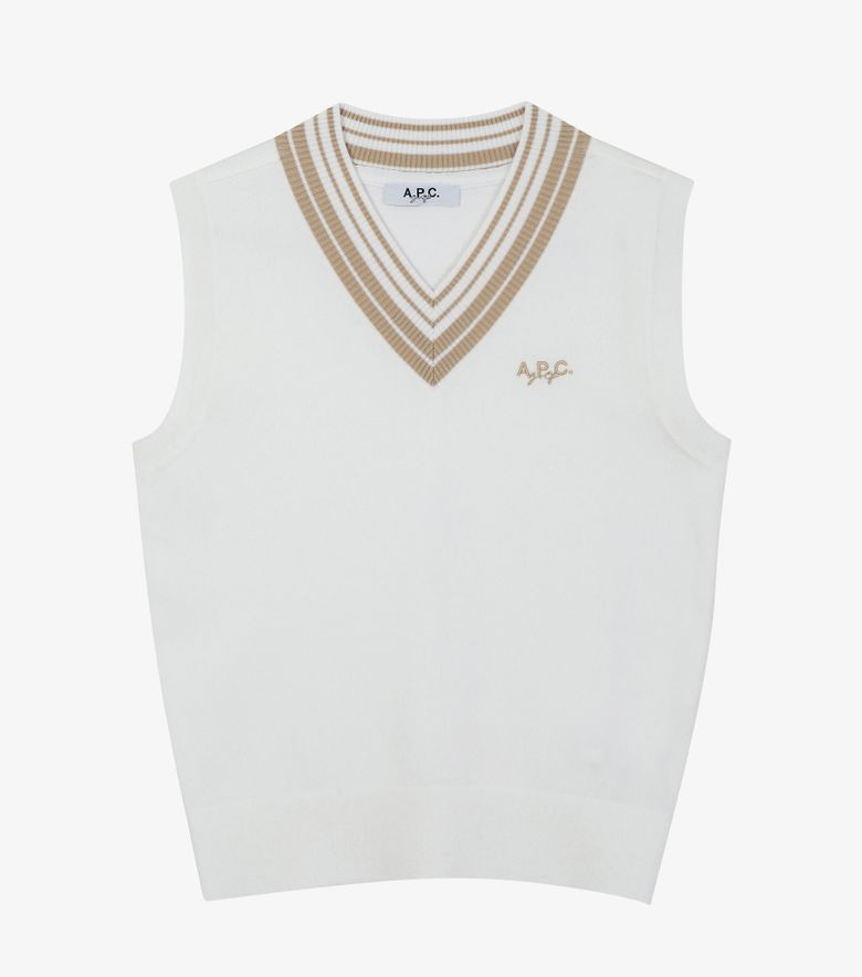 COLLABORATIONS Pull Agathe Blanc