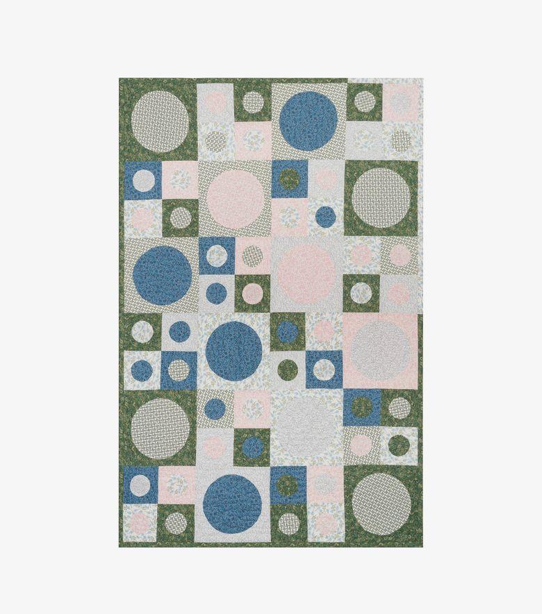 COLLABORATIONS Quilt Katheleen Rose poudré